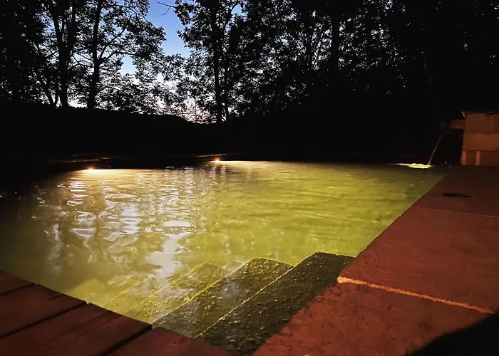 Bellevue De Terrou With Natural Pool Marchastel (Cantal)